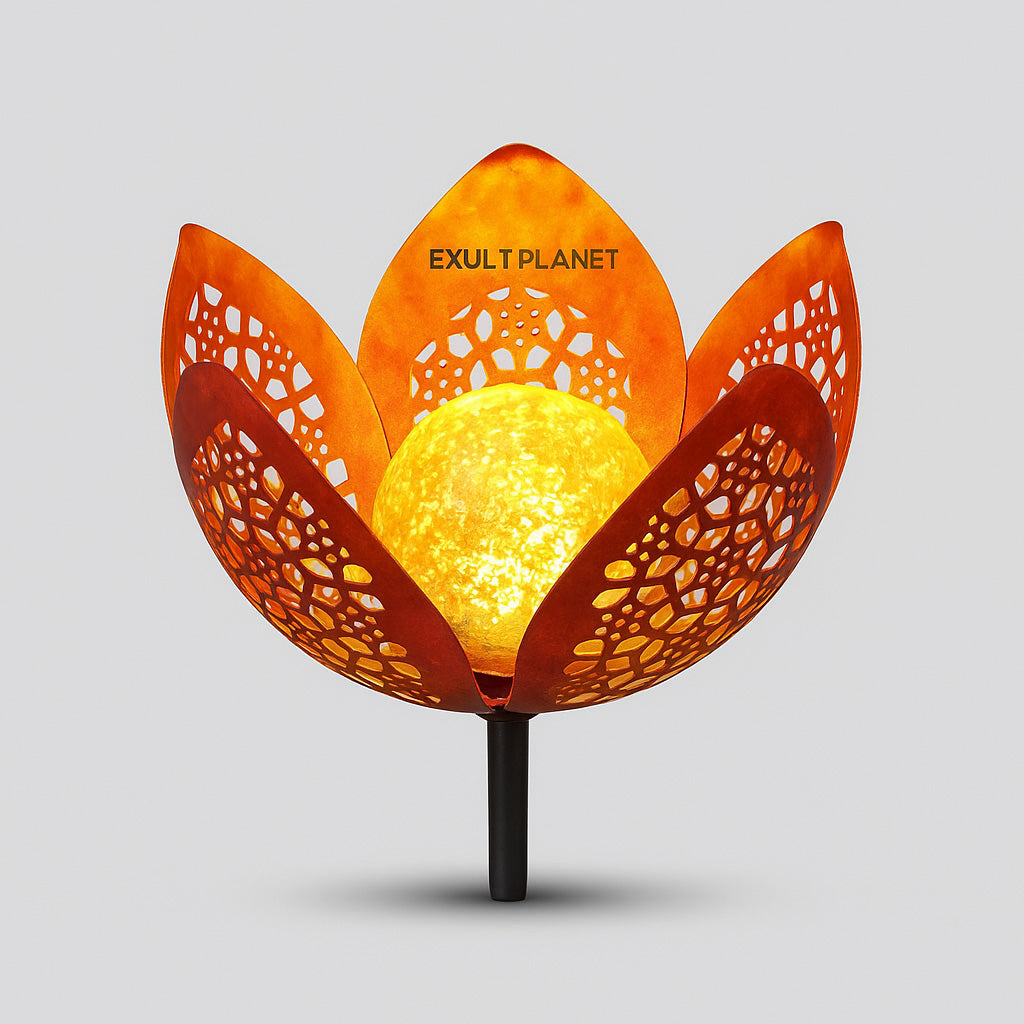 Solar Flower Garden Lights - Eco-Friendly Outdoor Décor