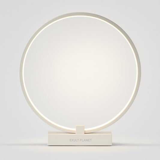 Eco-Friendly Circular LED Bedside Lamp for Modern Bedrooms