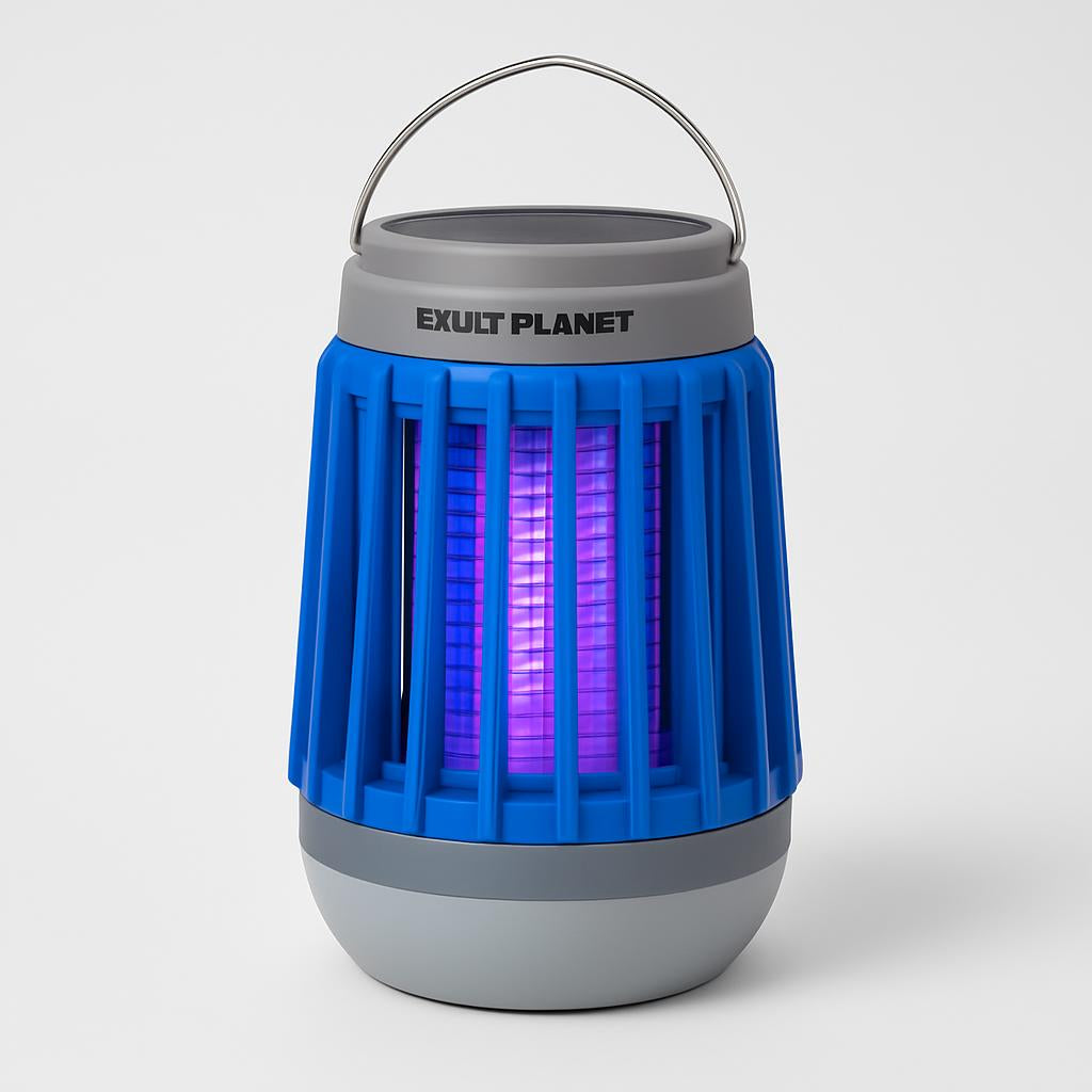 Solar & USB-Powered Mosquito Killer Lamp - Eco-Friendly Pest Control