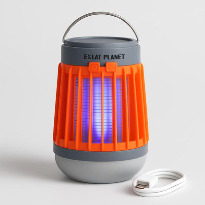 Solar & USB-Powered Mosquito Killer Lamp - Eco-Friendly Pest Control