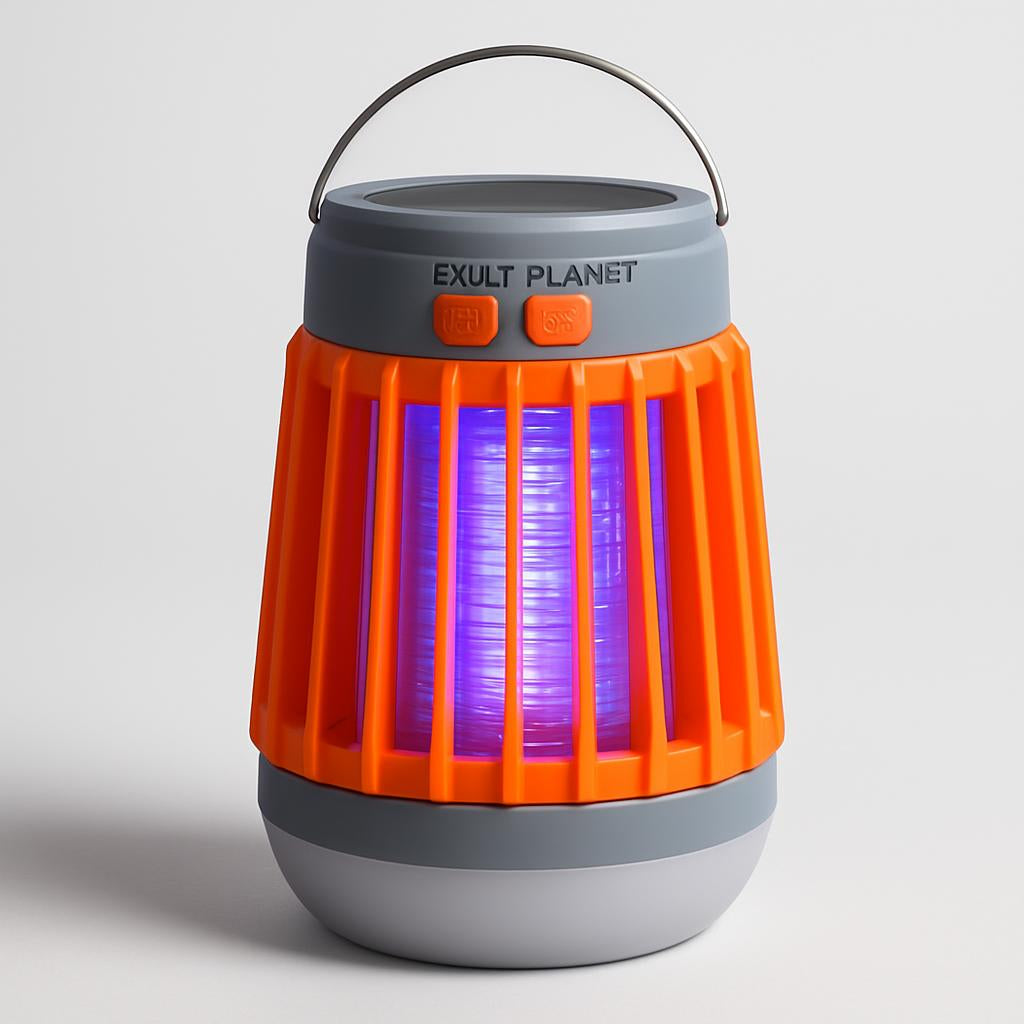 Solar & USB-Powered Mosquito Killer Lamp - Eco-Friendly Pest Control