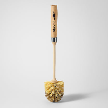 Eco-Friendly Wooden Toilet Brush with Natural Bristles