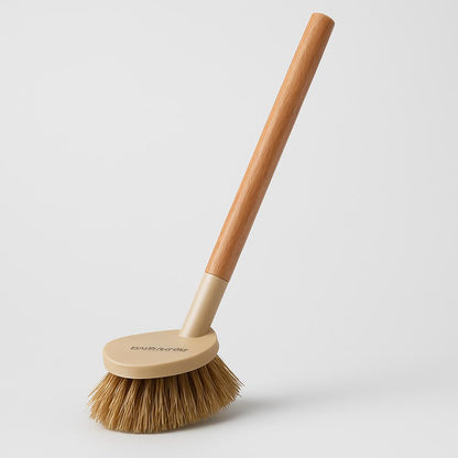 Eco-Friendly Wooden Toilet Brush with Natural Bristles