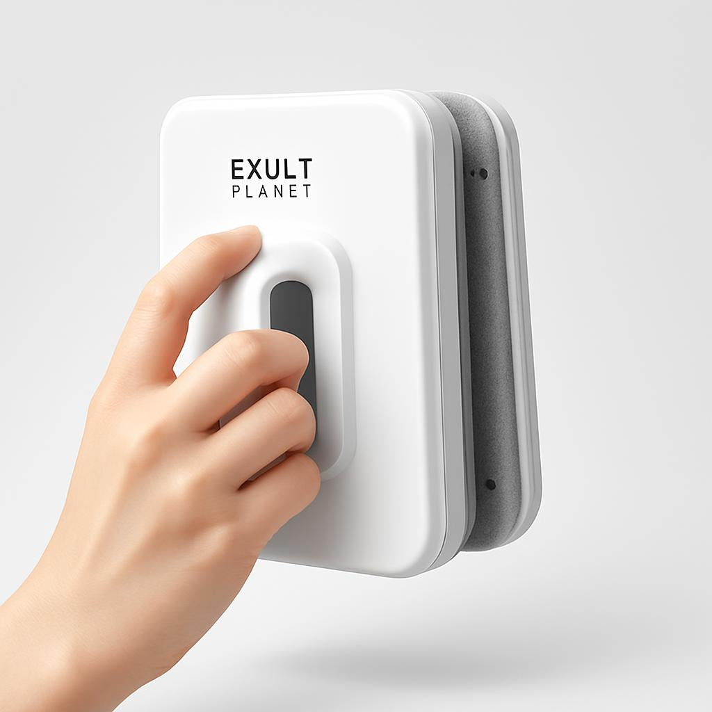 Magnetic Window Cleaner - Eco-Friendly, Reusable, Energy-Free Cleaning Tool