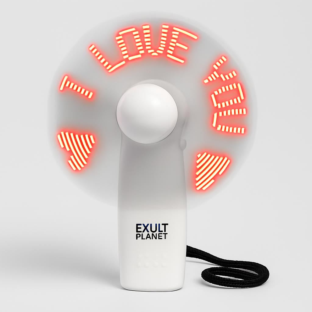 Handheld LED Message Fan
