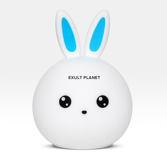Eco-Friendly Rabbit Night Light - Soft Silicone LED for Kids