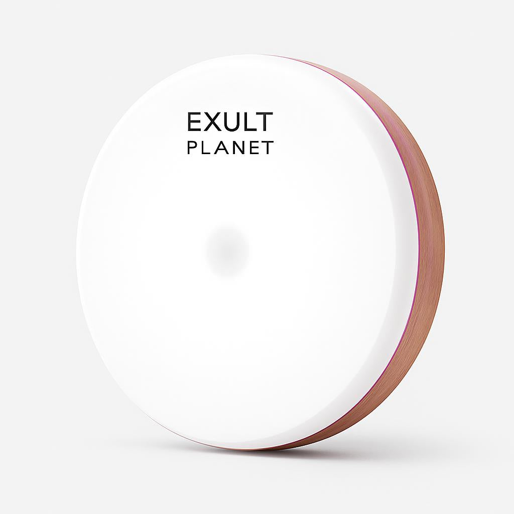 Eco-Friendly LED Night Light with Wooden Base