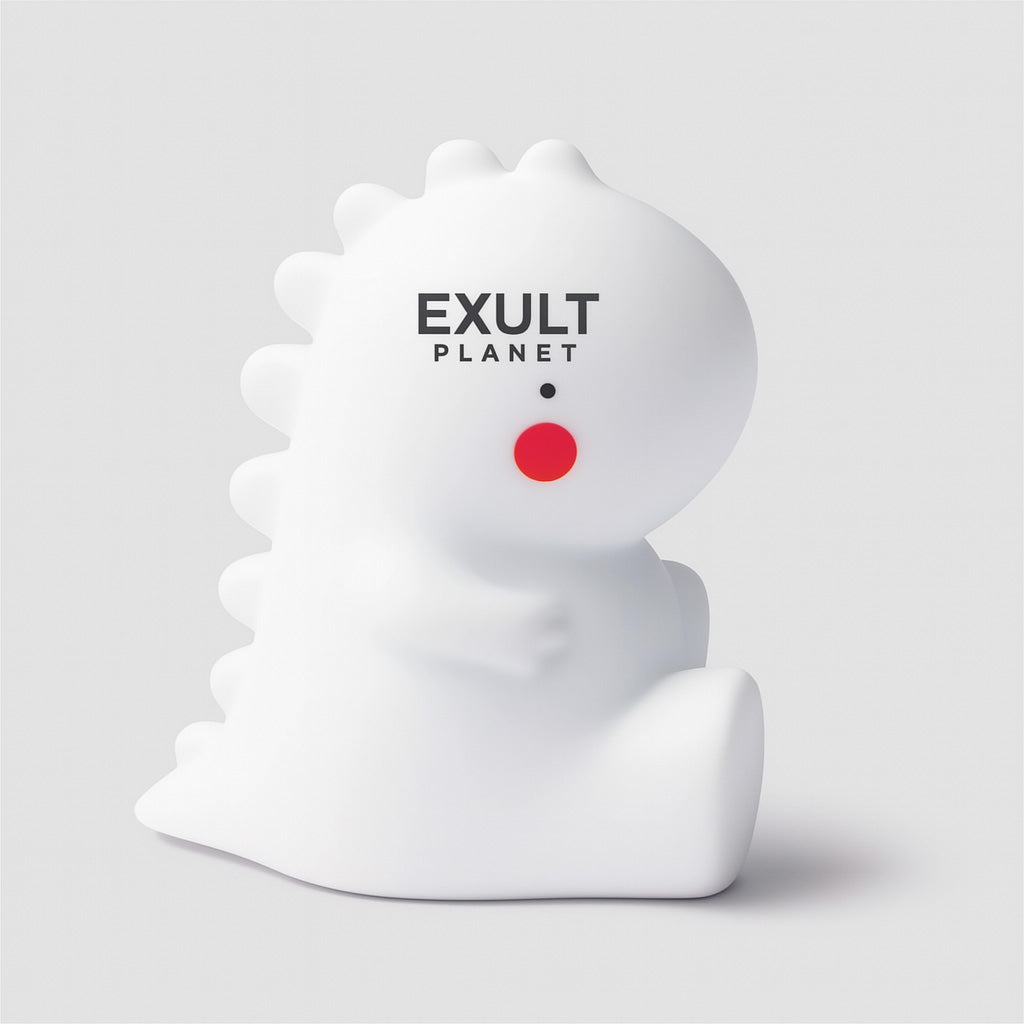 Pink Dinosaur LED Night Light for Kids