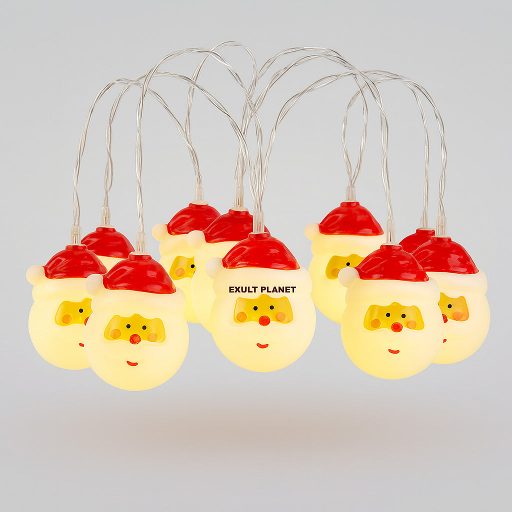 Snowman LED String Lights - Festive Energy-Efficient Holiday Decor