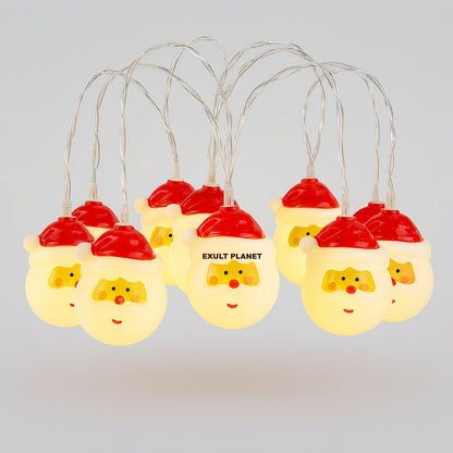 Snowman LED String Lights - Festive Energy-Efficient Holiday Decor