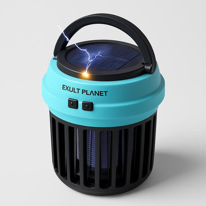 Solar-Powered LED Mosquito Killer Trap