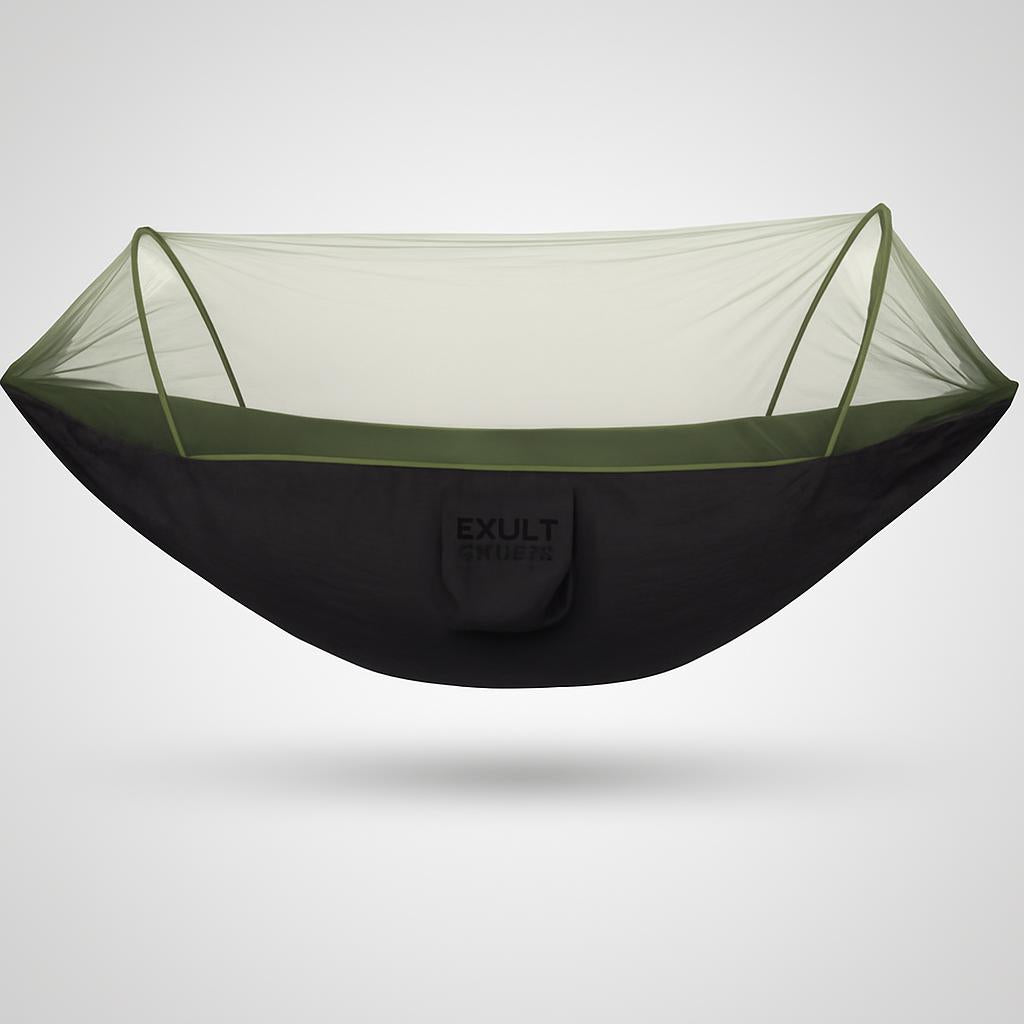 Eco-Friendly Quick-Open Hammock with Mosquito Net
