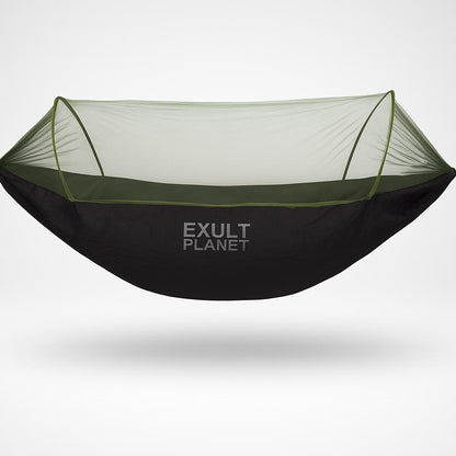 Eco-Friendly Quick-Open Hammock with Mosquito Net