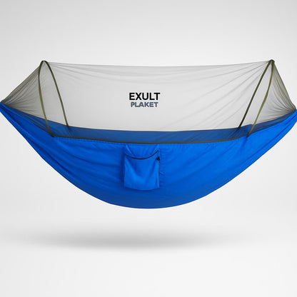 Eco-Friendly Quick-Open Hammock with Mosquito Net