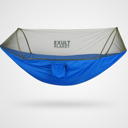 Eco-Friendly Quick-Open Hammock with Mosquito Net