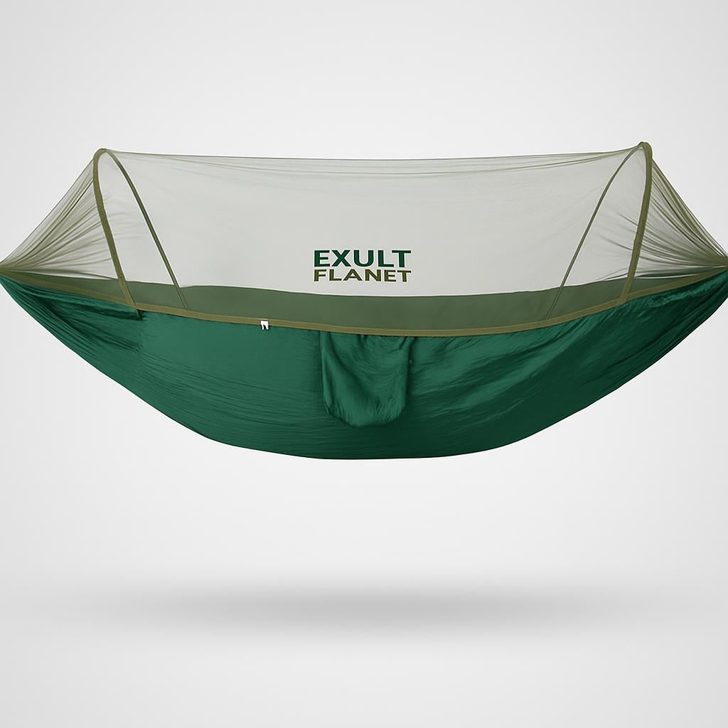 Eco-Friendly Quick-Open Hammock with Mosquito Net