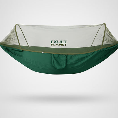 Eco-Friendly Quick-Open Hammock with Mosquito Net