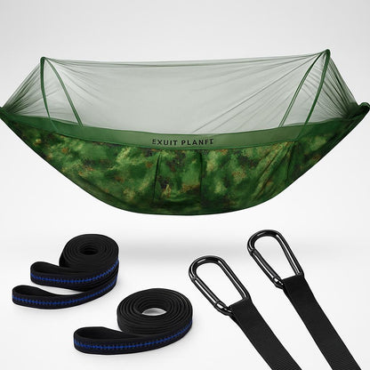 Eco-Friendly Quick-Open Hammock with Mosquito Net