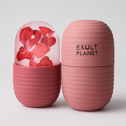 Facial Ice Cube Tray Set for Beauty Massage - Eco-Friendly Silicone