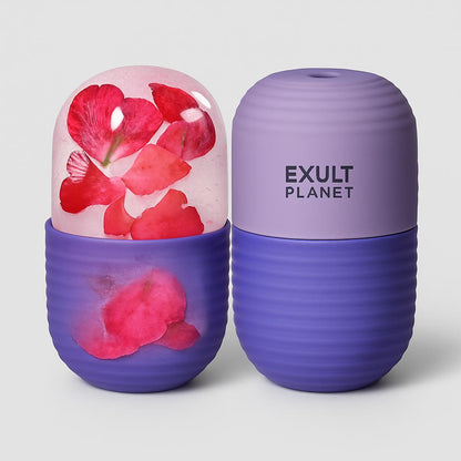 Facial Ice Cube Tray Set for Beauty Massage - Eco-Friendly Silicone