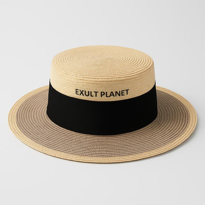 Elegant Eco-Friendly Straw Beach Hat for Women