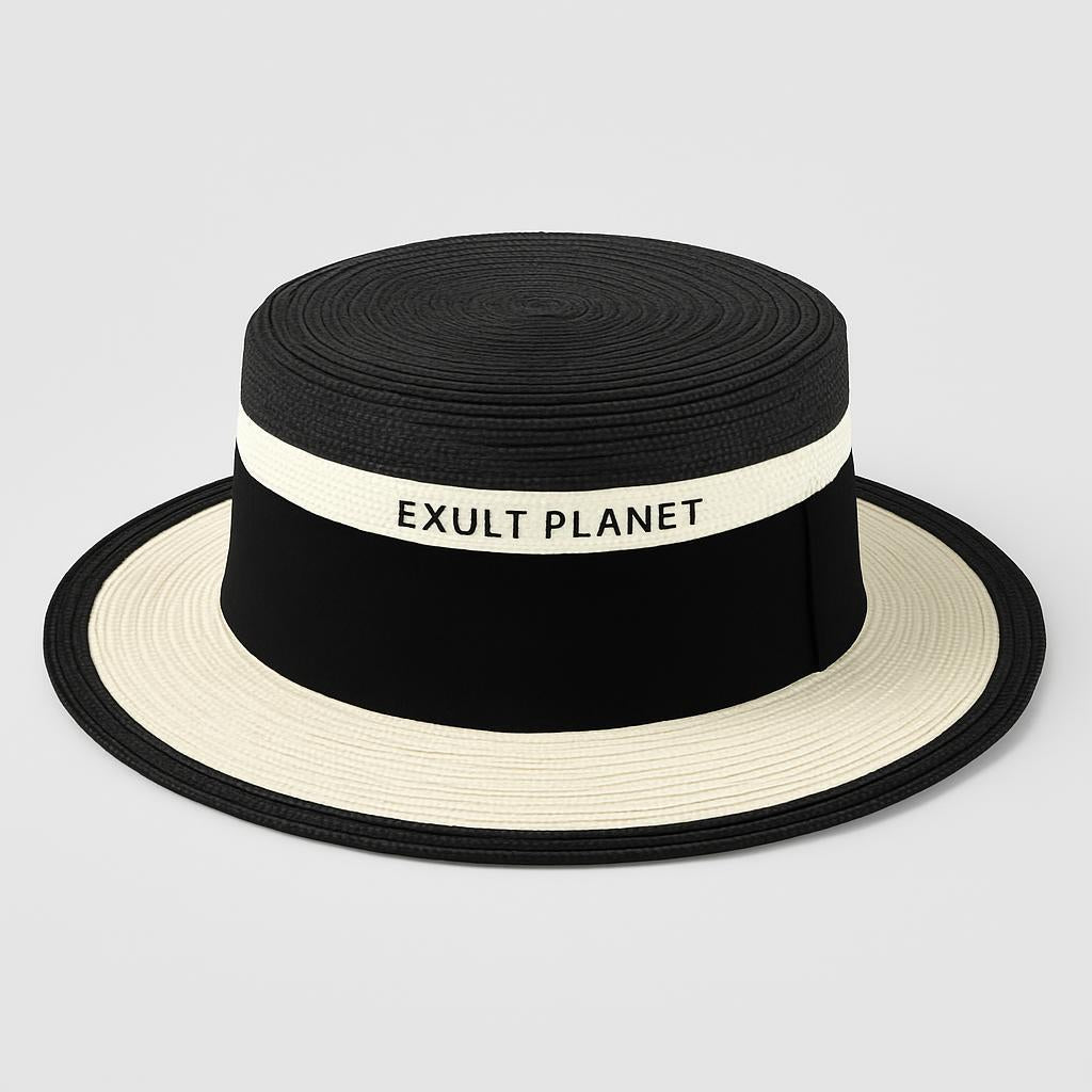 Elegant Eco-Friendly Straw Beach Hat for Women
