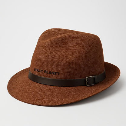 Sun-Proof Autumn Straw Hat for Seniors