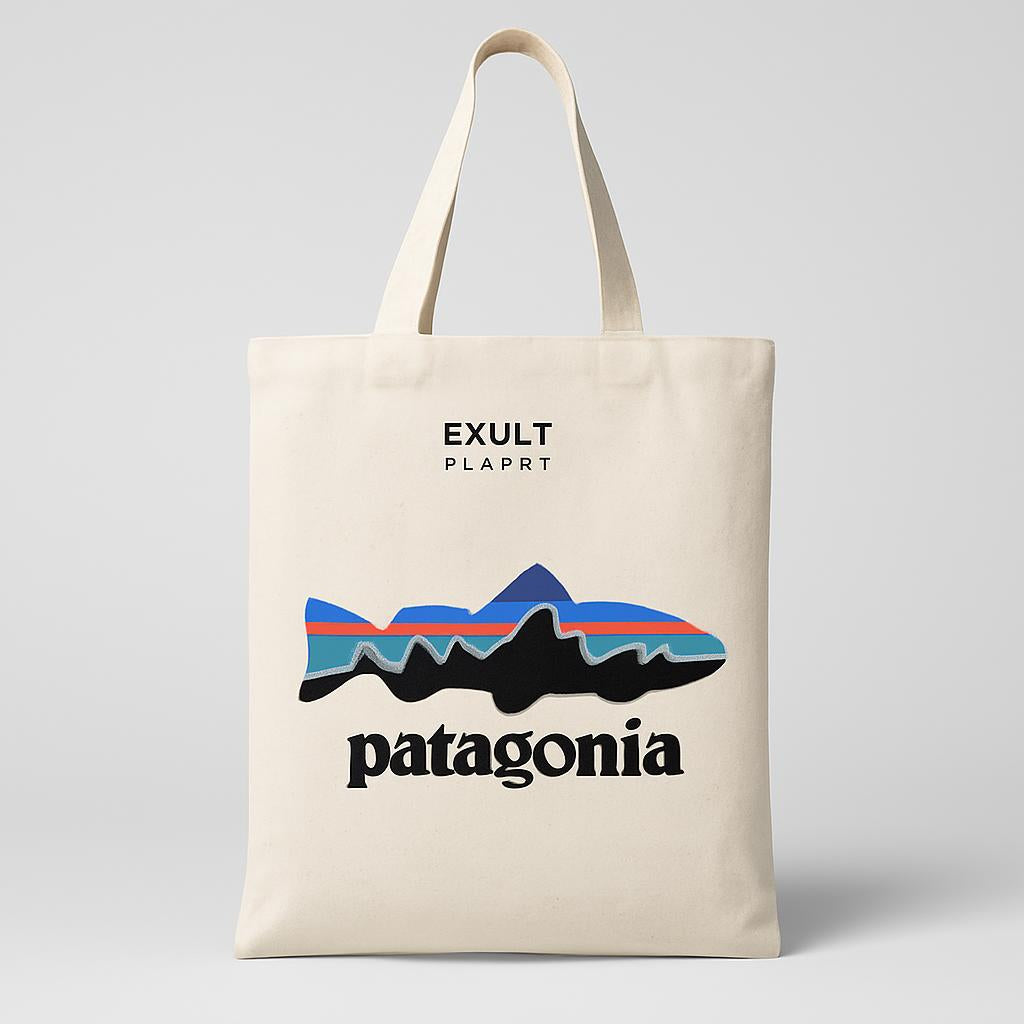 Eco-Friendly Jacquard Heart Art Tote Bag