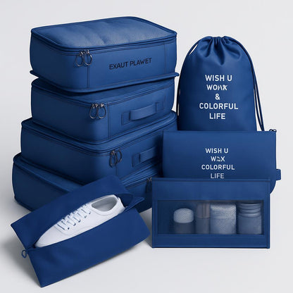 Eco-Friendly Travel Packing Cubes & Bags Set for Sustainable Organization