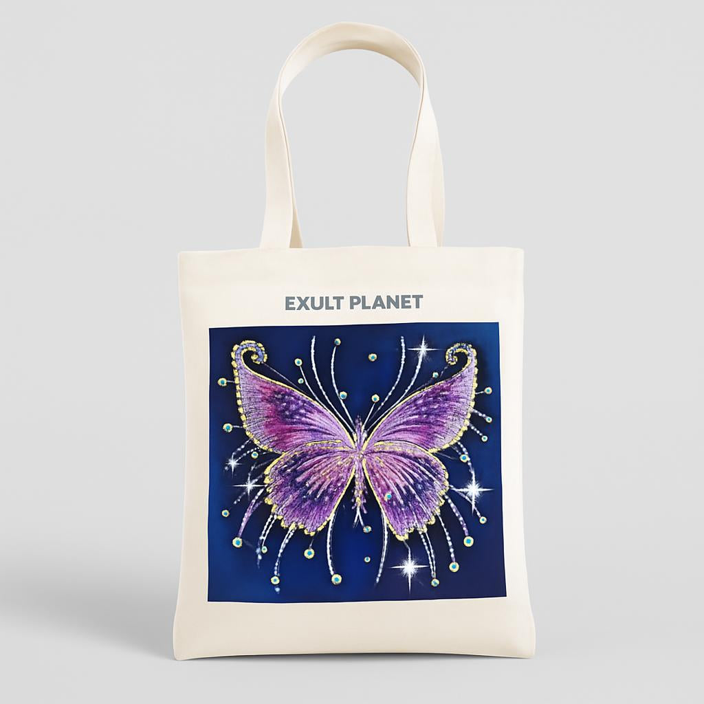 Eco-Friendly DIY Diamond Painting Tote Bag