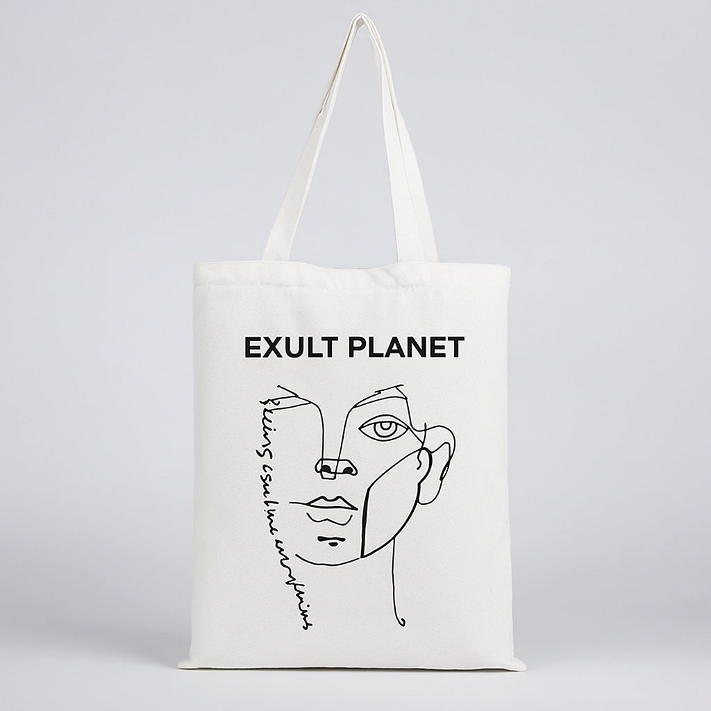 Eco-Friendly Reusable Cotton Tote Bag - Sustainable Shopping Solution