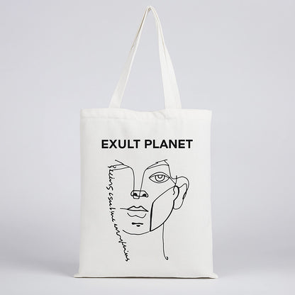 Eco-Friendly Reusable Cotton Tote Bag - Sustainable Shopping Solution