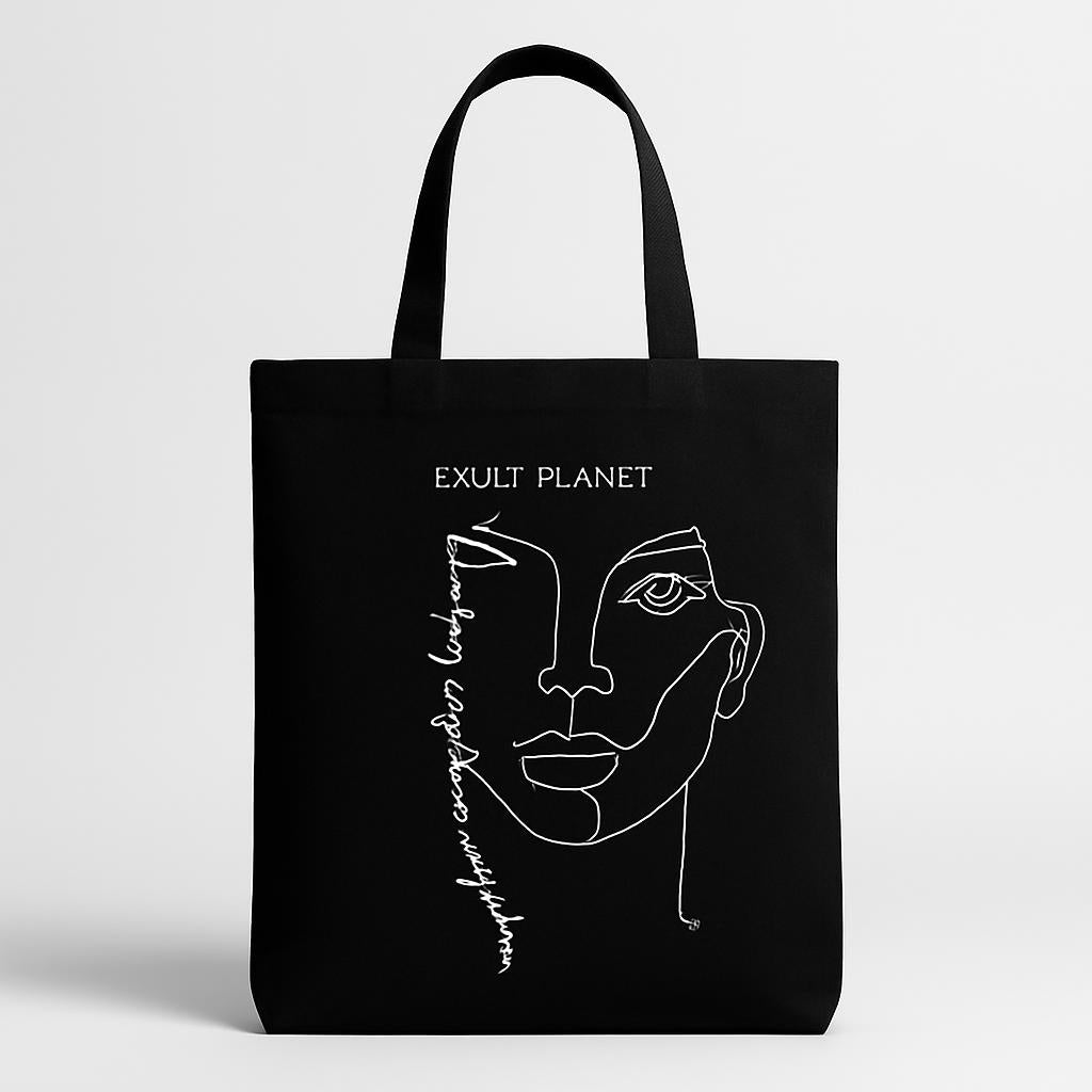 Eco-Friendly Reusable Cotton Tote Bag - Sustainable Shopping Solution