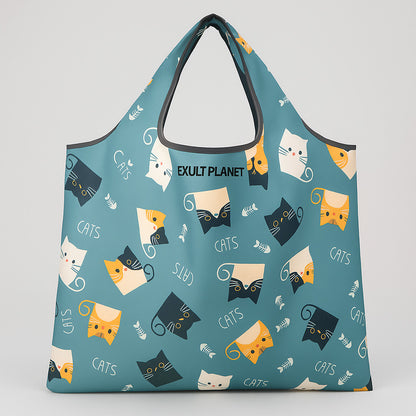 Eco-Friendly Foldable Shopping Tote Bag for Sustainable Shopping