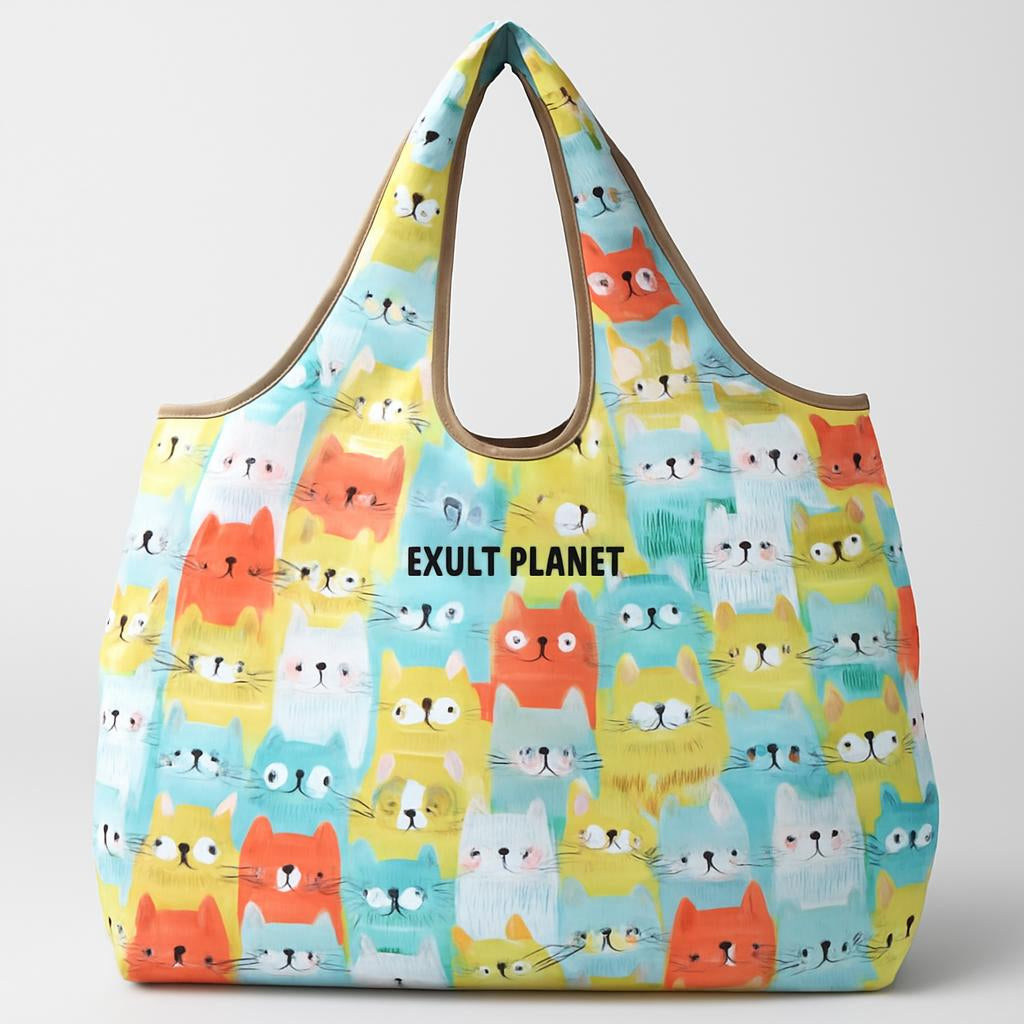 Eco-Friendly Foldable Shopping Tote Bag