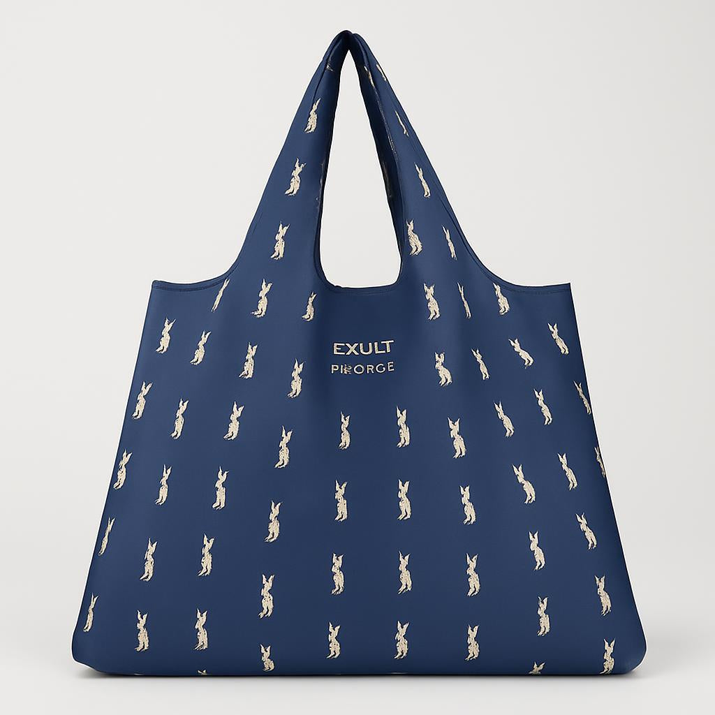 Eco-Friendly Reusable Shopping Bag - Durable Floral Tote for Groceries