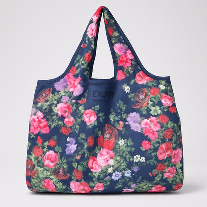 Eco-Friendly Reusable Shopping Bag - Durable Floral Tote for Groceries