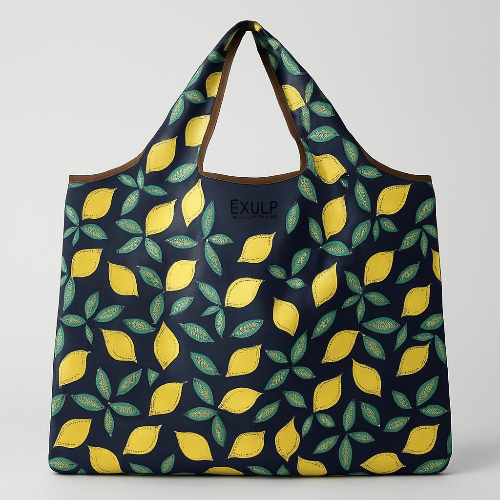 Eco-Friendly Reusable Shopping Bag - Durable Floral Tote for Groceries