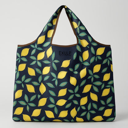 Eco-Friendly Reusable Shopping Bag - Durable Floral Tote for Groceries
