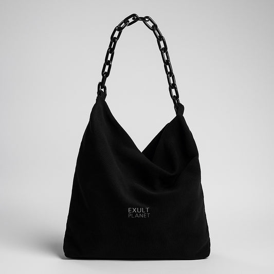 Eco-Friendly Corduroy Art Tote Bag for Women