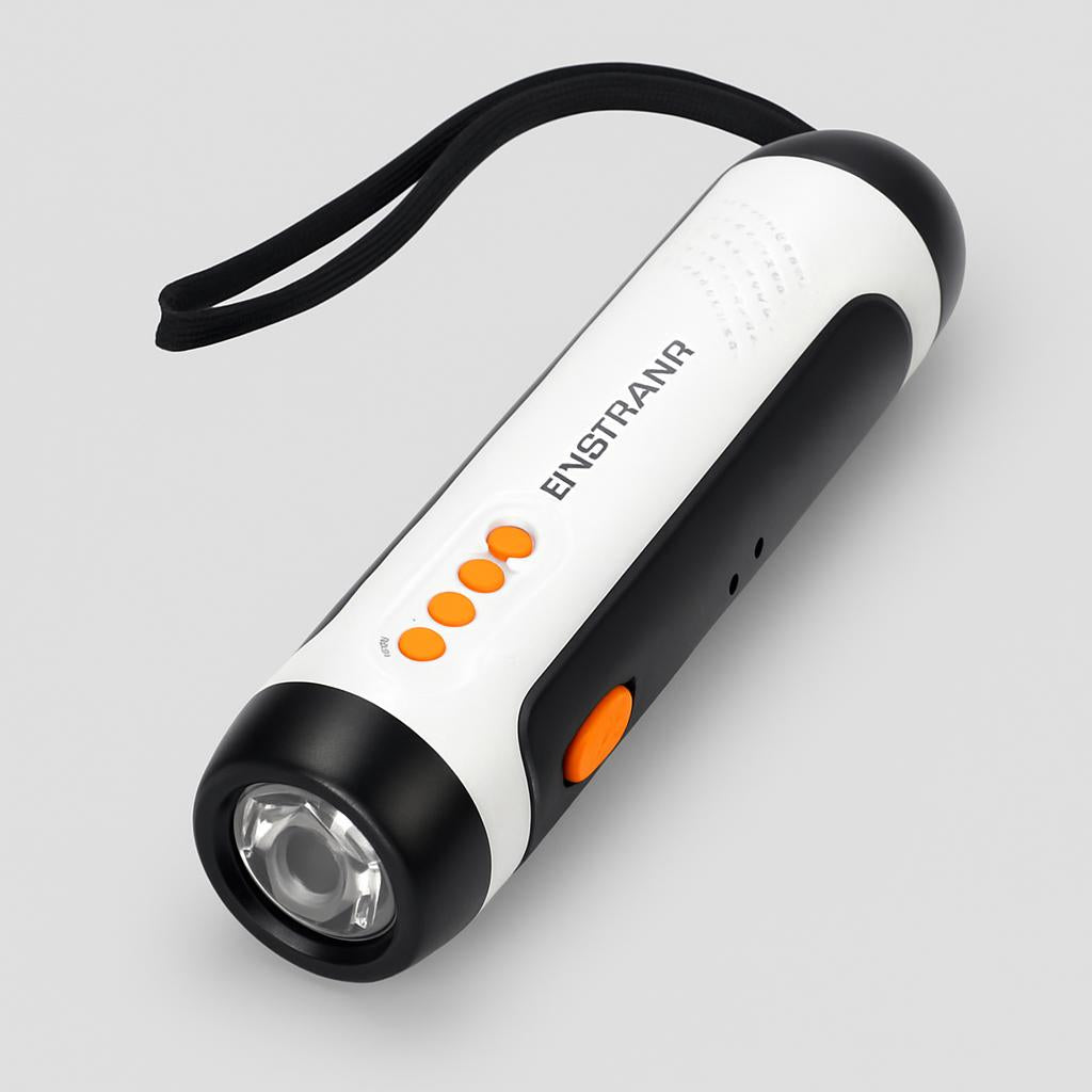 Multifunction Hand Crank Flashlight with Radio and Siren