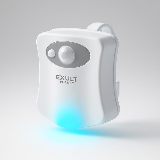 Eco-Friendly LED Toilet Night Light Attachment for Sustainable Bathrooms