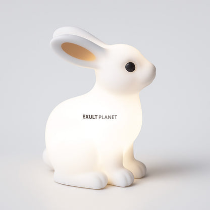 Eco-Friendly Rabbit Night Light - Energy-Efficient LED for Relaxation