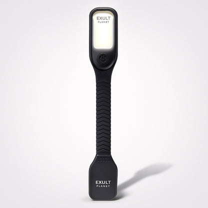 Flexible Rechargeable LED Reading Light with Clip-On Design