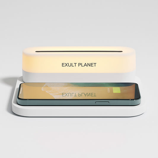 Wireless Charging Station with LED Night Light