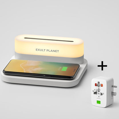 Wireless Charging Station with LED Night Light