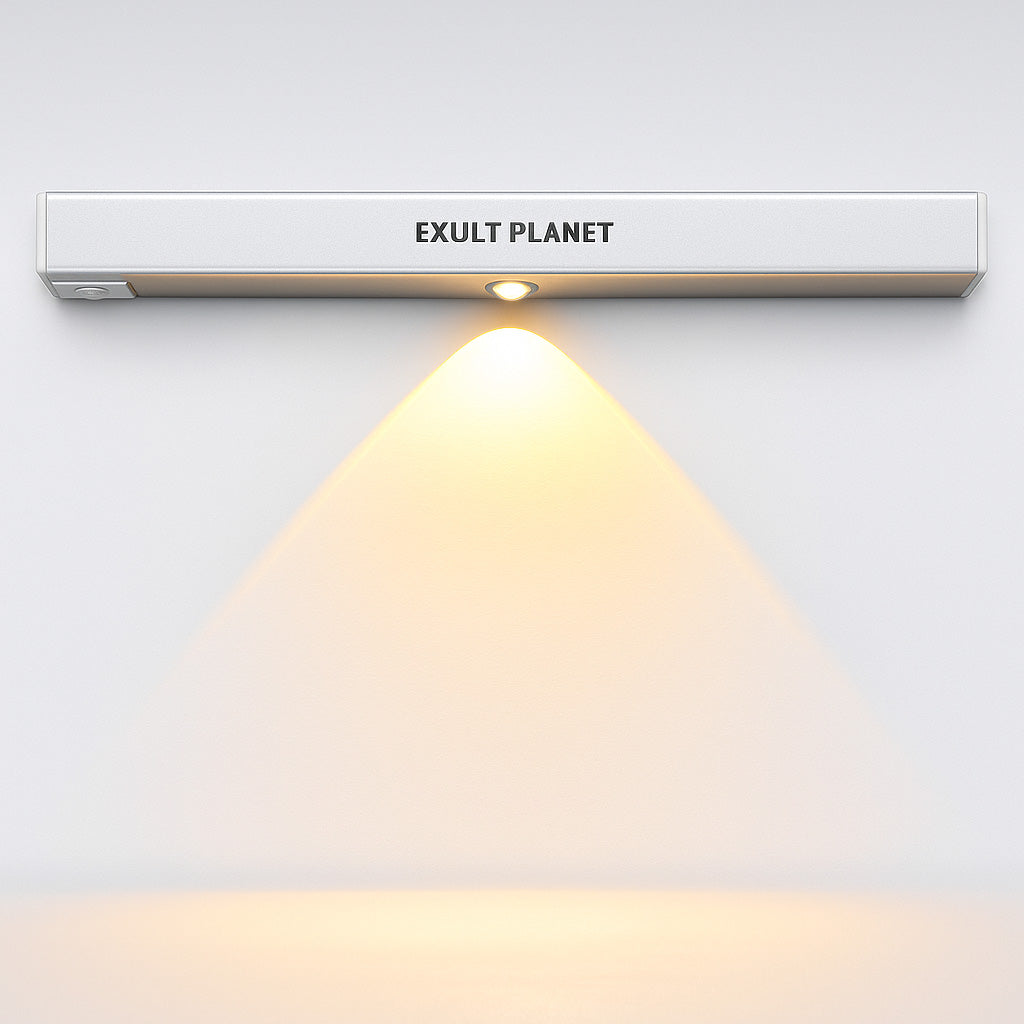 Eco-Friendly LED Under-Cabinet Light with Warm White Glow