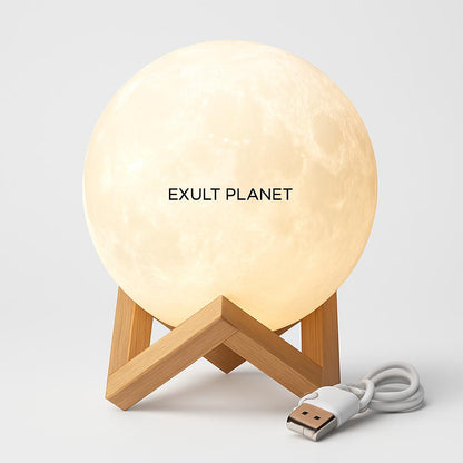 Moon Lamp - Eco-Friendly LED Decorative Lighting for Calming Ambiance