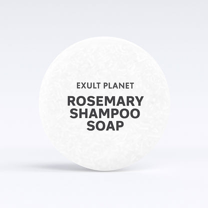 Rosemary Shampoo Soap Bar - Eco-Friendly, Biodegradable, Silicone-Free