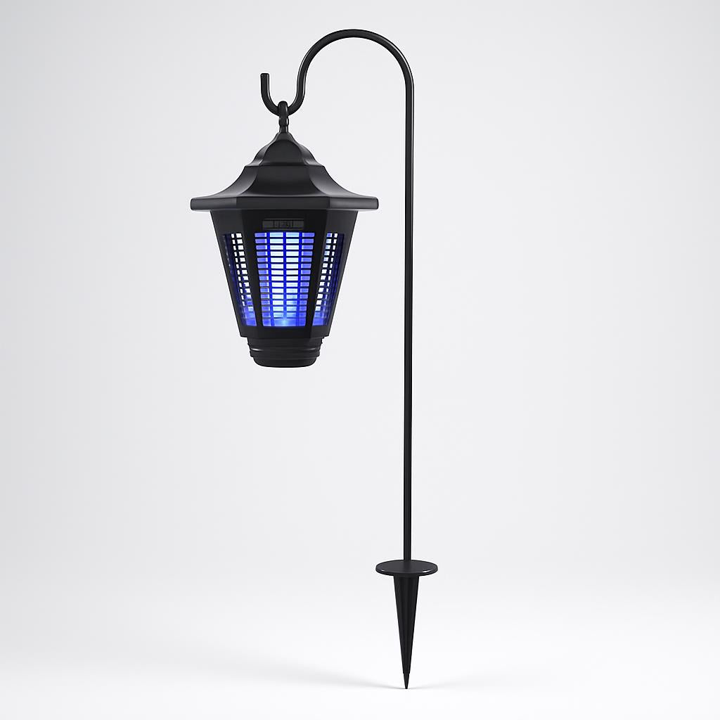 Eco-Friendly Outdoor Bug Zapper Lantern - Chemical-Free Pest Control